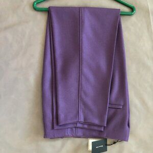 Massimo Dutti Mauve Wool Trousers NWT